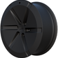 Cybertruck Wheel Black 45 Degree View